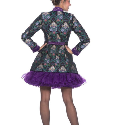 Groen Paarse Jas Dames van Wilbers & Wilbers koop je bij Partywinkel