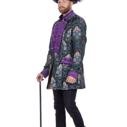Groen Paarse Jas Heren Luxe van Wilbers & Wilbers koop je bij Partywinkel
