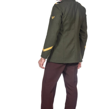 Leger Jas Heren Officier Luxe van Wilbers & Wilbers koop je bij Partywinkel