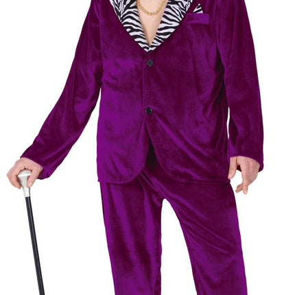Maffia Kostuum Paars Heren van Fiestas Guirca koop je bij Partywinkel