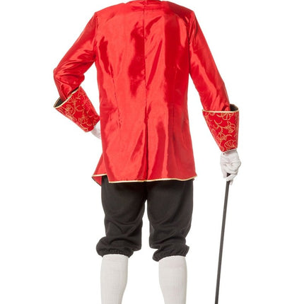 Markies Kostuum Luxe Rood Zwart van Wilbers & Wilbers koop je bij Partywinkel