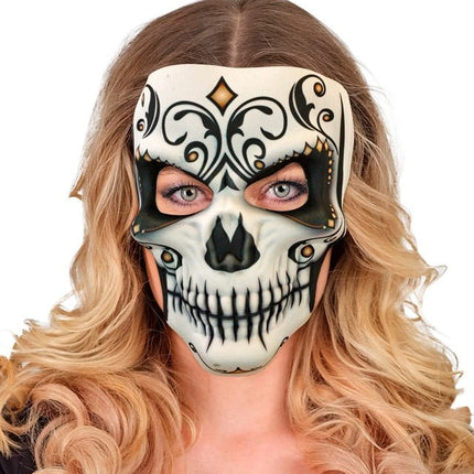 Masker Dia de Los Muertos van Widmann koop je bij Partywinkel