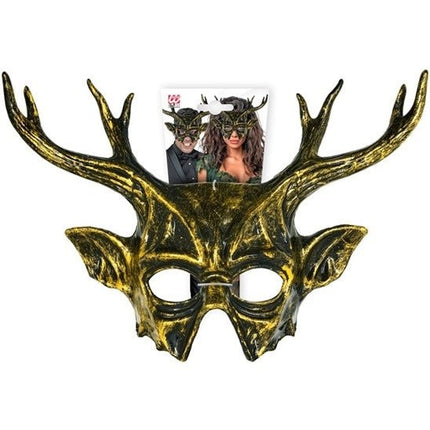 MASKER GEHOORNDE GEIT - HARD PLASTIC van Widmann koop je bij Partywinkel