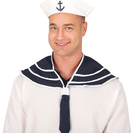 Matrozenpet met Kraag en Stropdas van Fiestas Guirca koop je bij Partywinkel