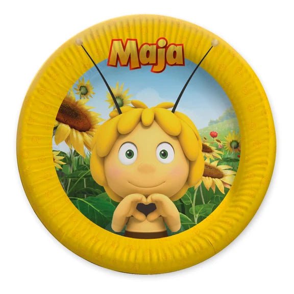 Maya De Bij Borden 23cm 8st van VDV Benefit koop je bij Partywinkel