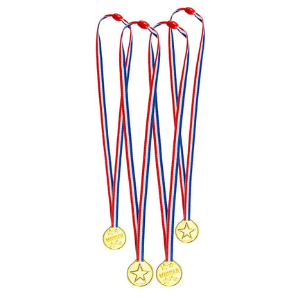 Medailles 3,5cm 4st van Boland koop je bij Partywinkel