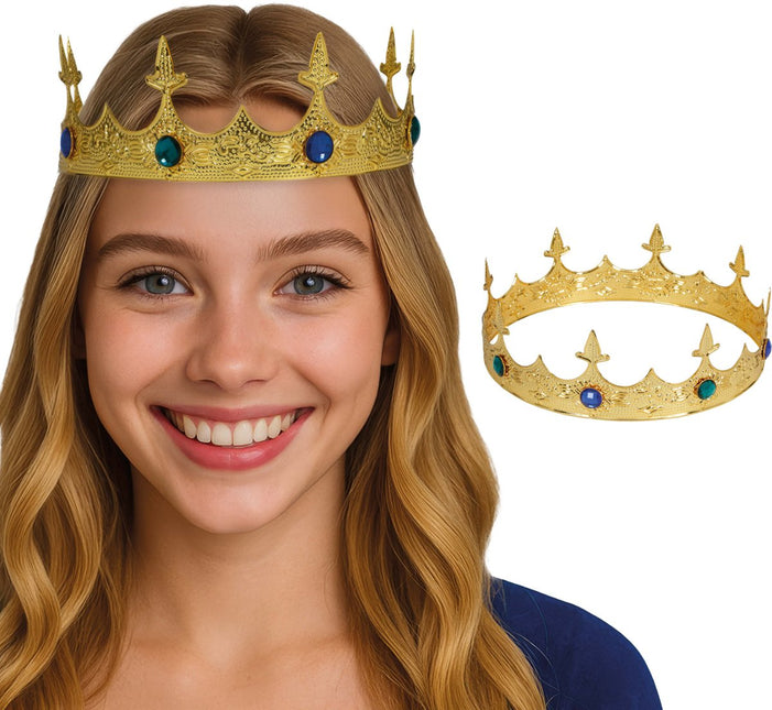 Medieval Gouden Metallic Kroon van Fiestas Guirca koop je bij Partywinkel