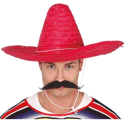 Mexicaanse Hoed Rood van Fiestas Guirca koop je bij Partywinkel