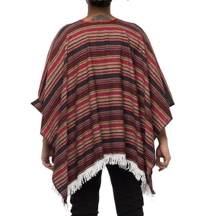 Mexicaanse Poncho Geweven van Partychimp koop je bij Partywinkel