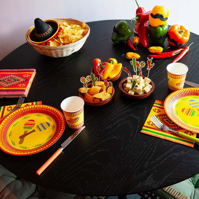 Mexico Bekers Papier 210ml 10st van Boland koop je bij Partywinkel