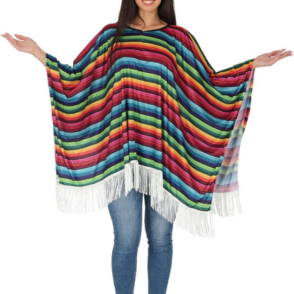 Mexico Poncho van Fiestas Guirca koop je bij Partywinkel