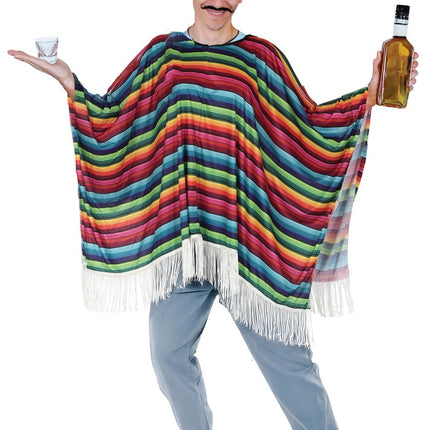 Mexico Poncho van Fiestas Guirca koop je bij Partywinkel