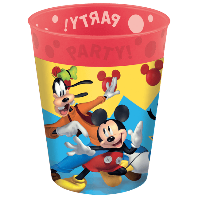 Mickey Mouse Bekers Jump Into Fun Herbruikbaar 250ml 4st van Procos koop je bij Partywinkel