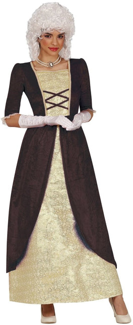 Middeleeuwen Jurk Bruin Dames van Fiestas Guirca koop je bij Partywinkel
