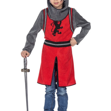 Ridder Kostuum Grijs Rood Jongen 2 delig van Wilbers & Wilbers koop je bij Partywinkel
