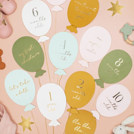 Mijlpaal Kaarten Ballonnen van Partydeco koop je bij Partywinkel