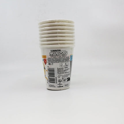 Minions Bekers 200ml 8st van Procos koop je bij Partywinkel