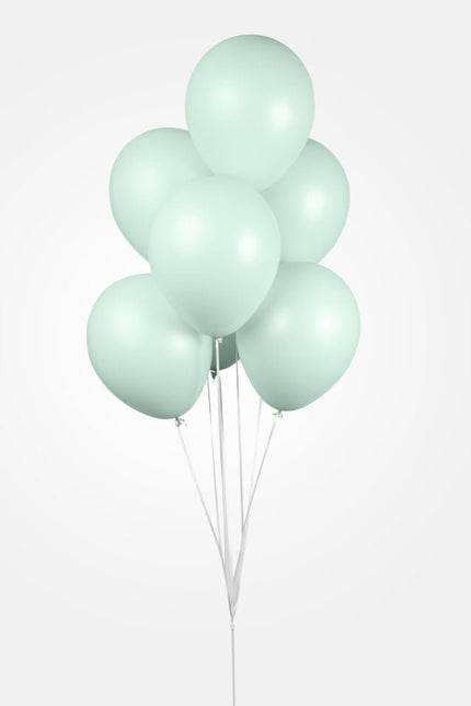 Mintgroene Ballonnen Pastel Macaron 30cm 50st van WeFiesta koop je bij Partywinkel