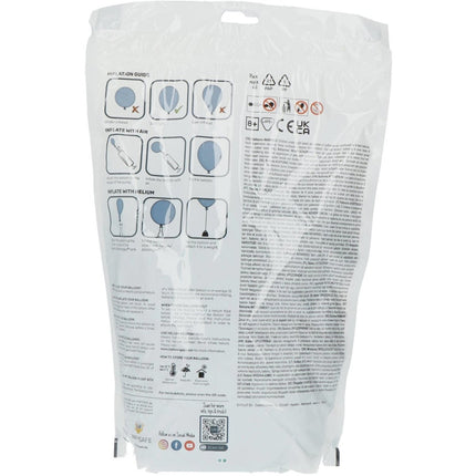 Mintgroene Ballonnen Powder Pistache 33cm 100st van Folat koop je bij Partywinkel