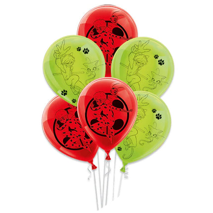 Miraculous Ballonnen 25cm 10st