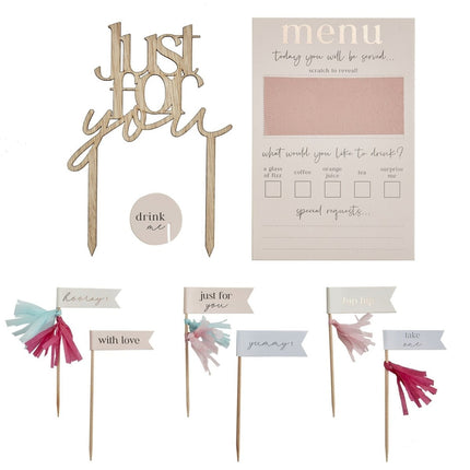 Moederdag Decoratie Set 12 delig van Ginger Ray koop je bij Partywinkel