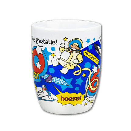 Mok 60 Jaar 12cm van Paper Dreams koop je bij Partywinkel