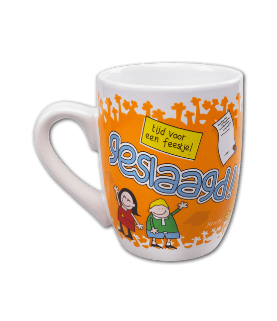 Mok Geslaagd Kut 12cm van Paper Dreams koop je bij Partywinkel