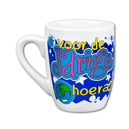 Mok Jarige 12cm van Paper Dreams koop je bij Partywinkel