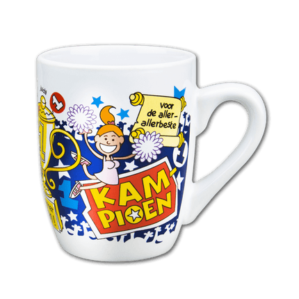 Mok Kampioen 12cm van Paper Dreams koop je bij Partywinkel