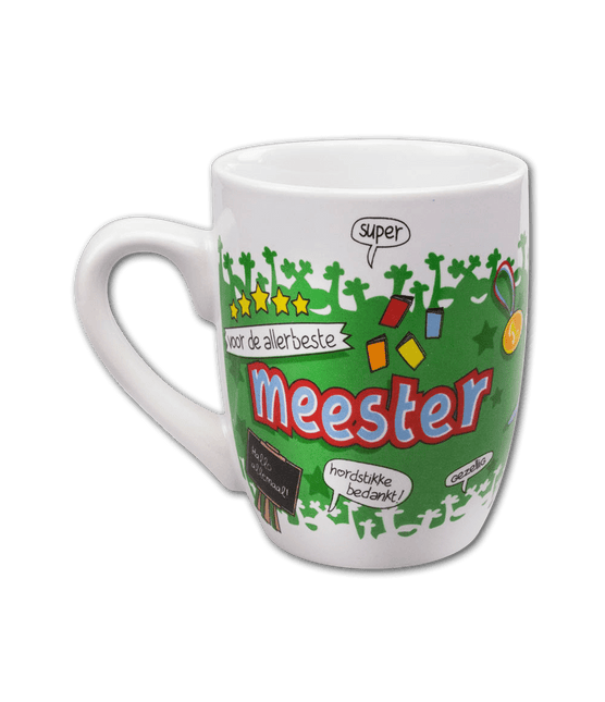 Mok Meester Stoer 12cm van Paper Dreams koop je bij Partywinkel