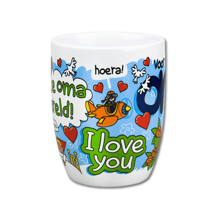 Mok Oma 12cm van Paper Dreams koop je bij Partywinkel