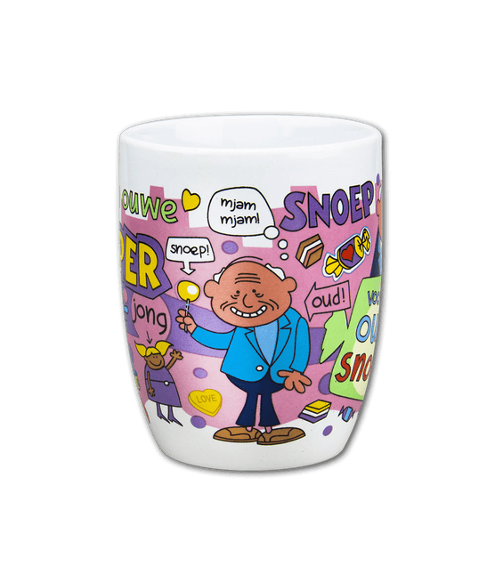 Mok Ouwe Snoeper 12cm van Paper Dreams koop je bij Partywinkel
