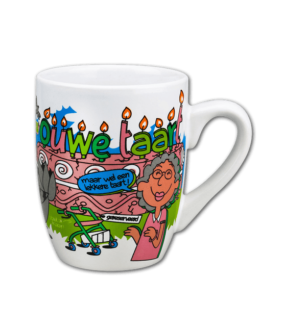 Mok Ouwe Taart 12cm van Paper Dreams koop je bij Partywinkel