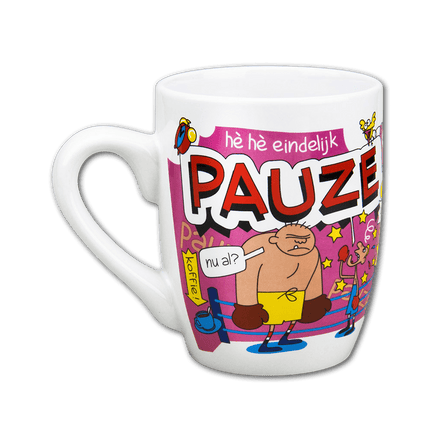 Mok Pauze 12cm van Paper Dreams koop je bij Partywinkel