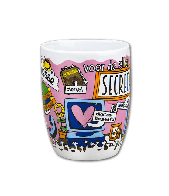 Mok Secretaresse 12cm van Paper Dreams koop je bij Partywinkel