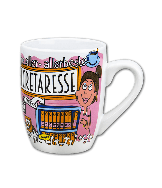Mok Secretaresse 12cm van Paper Dreams koop je bij Partywinkel