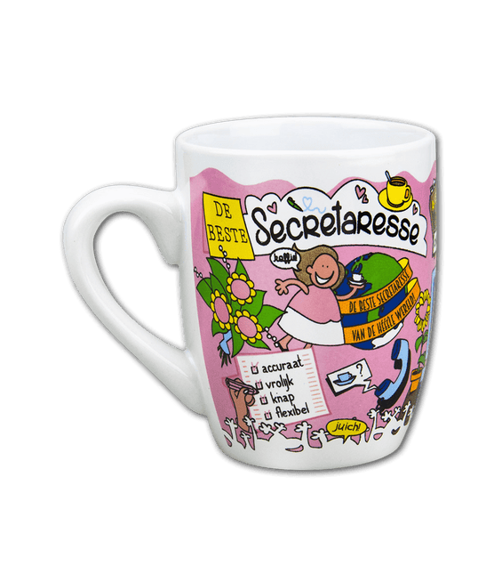 Mok Secretaresse 12cm van Paper Dreams koop je bij Partywinkel