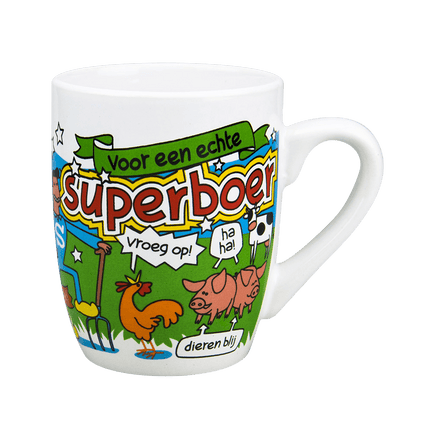 Mok Superboer 12cm van Paper Dreams koop je bij Partywinkel