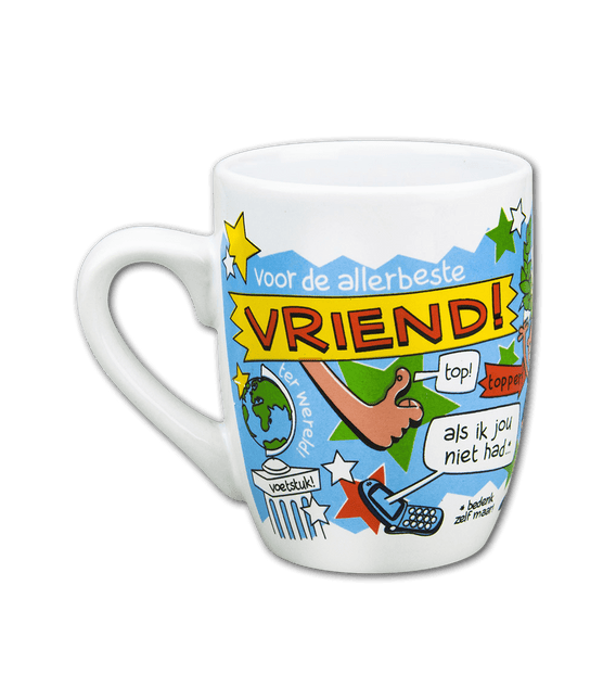 Mok Vriend 12cm van Paper Dreams koop je bij Partywinkel