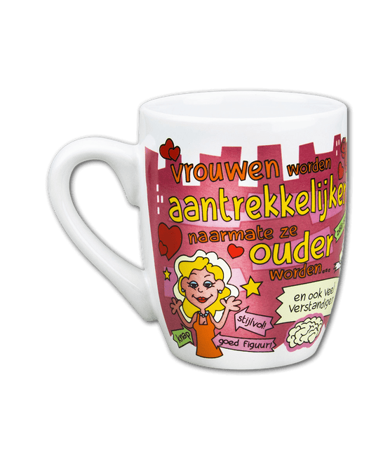 Mok Vrouw 12cm van Paper Dreams koop je bij Partywinkel