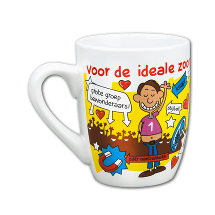 Mok Zoon 12cm van Paper Dreams koop je bij Partywinkel