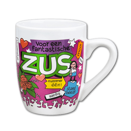 Mok Zus 12cm van Paper Dreams koop je bij Partywinkel