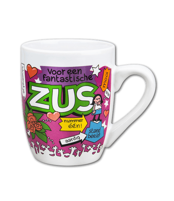 Mok Zus 12cm van Paper Dreams koop je bij Partywinkel