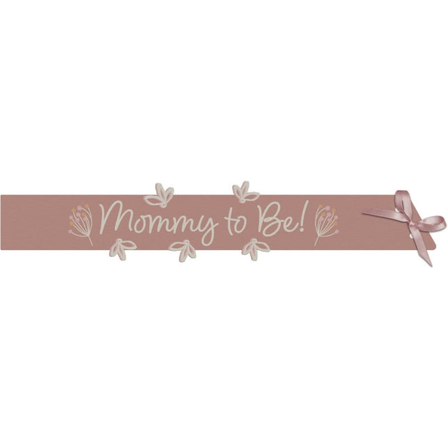 Mommy To Be Sjerp Roze 1,5m van Folat koop je bij Partywinkel