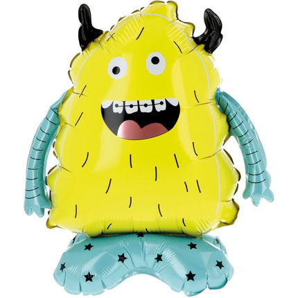 Monster Helium Ballon Met Standaard Leeg 40cm 4st van Folat koop je bij Partywinkel