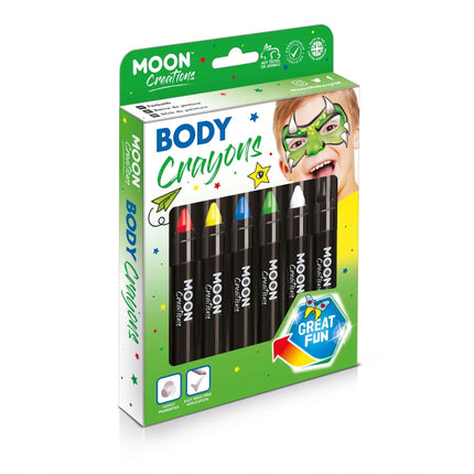 Moon Creations Body Crayons Dark Blue 3.2g van Moon Creations koop je bij Partywinkel