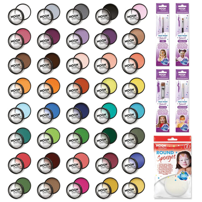 Moon Creations Pro Face Paint Cake Pots Wild Berry 36g van Moon Creations koop je bij Partywinkel