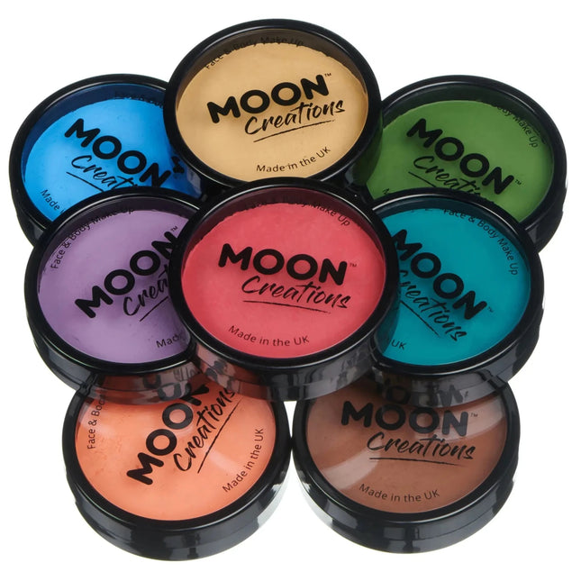 Moon Creations Pro Face Paint Cake Pots Wild Berry 36g van Moon Creations koop je bij Partywinkel