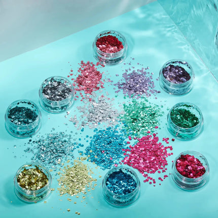 Moon Glitter Bio Chunky Glitter Dark Rose 3g van Moon Creations koop je bij Partywinkel