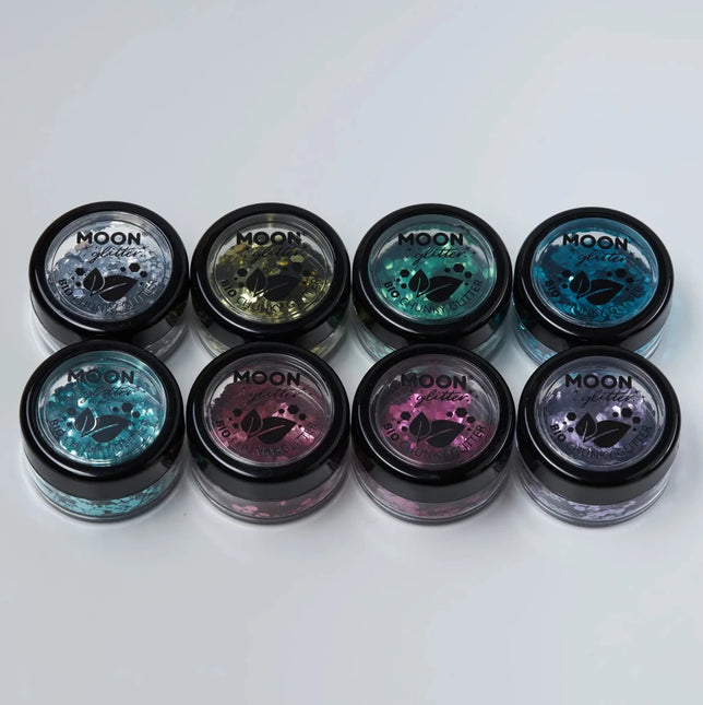 Moon Glitter Bio Chunky Glitter Dark Rose 3g van Moon Creations koop je bij Partywinkel